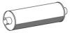 BEDFO 91001579 Middle-/End Silencer